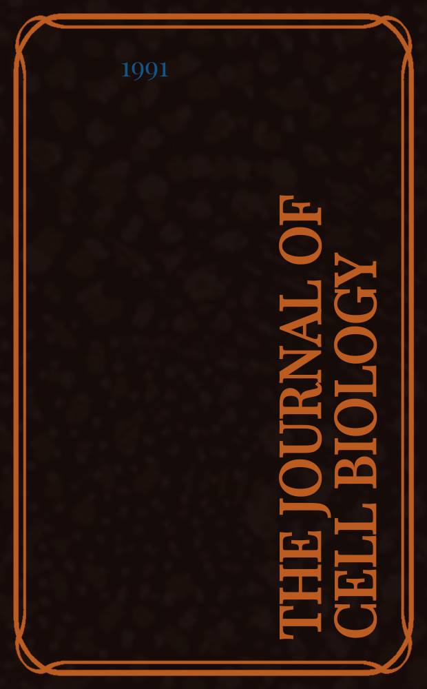 The Journal of cell biology : Formerly the Journal of biophysical and biochemical cytology. Vol.114, №1