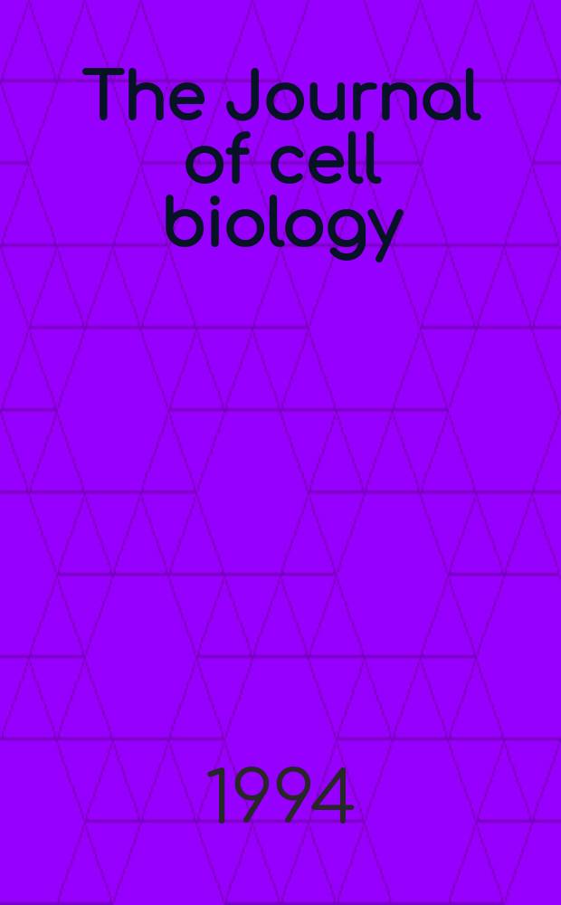 The Journal of cell biology : Formerly the Journal of biophysical and biochemical cytology. Vol.125, №1