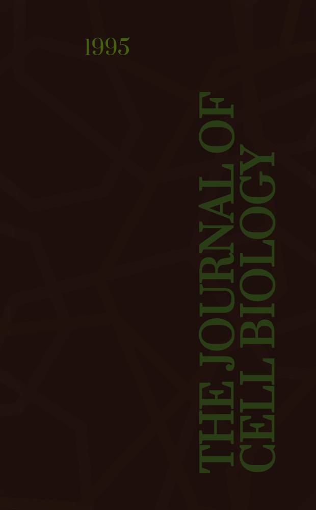 The Journal of cell biology : Formerly the Journal of biophysical and biochemical cytology. Vol.129, №4