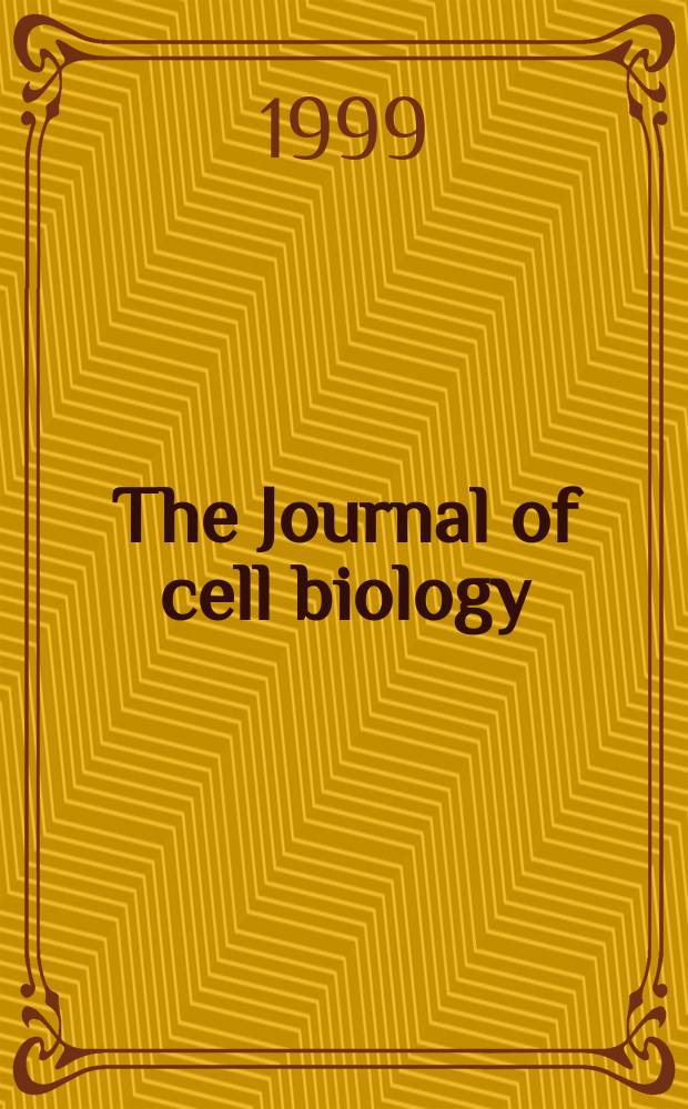 The Journal of cell biology : Formerly the Journal of biophysical and biochemical cytology. Vol.146, №4