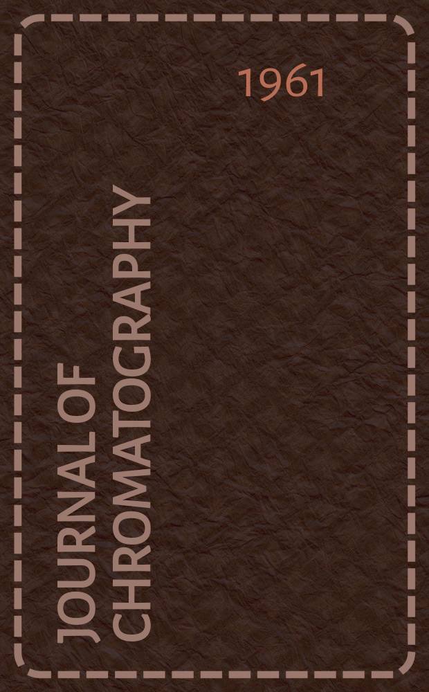 Journal of chromatography : Intern. journal on chromatography, electrophoresis and related methods. Vol.5, №4