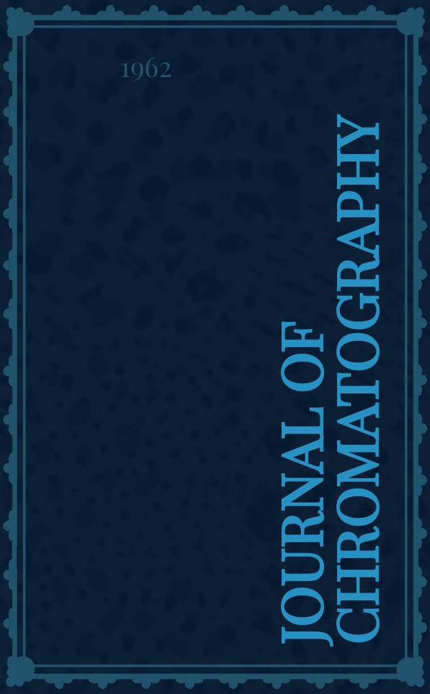 Journal of chromatography : Intern. journal on chromatography, electrophoresis and related methods. Vol.9, №3