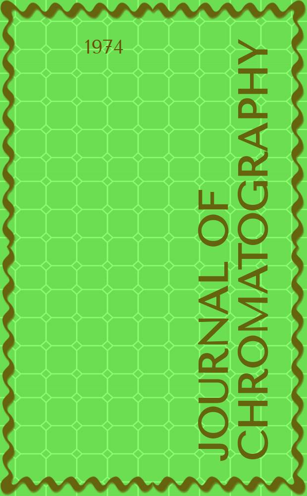 Journal of chromatography : Intern. journal on chromatography, electrophoresis and related methods. Vol.93, №2