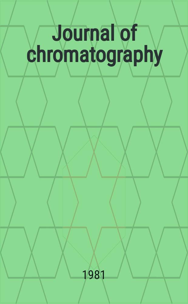 Journal of chromatography : Intern. journal on chromatography, electrophoresis and related methods. Vol.209, №3
