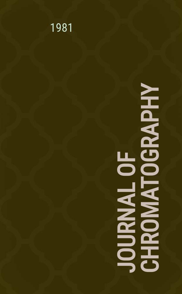 Journal of chromatography : Intern. journal on chromatography, electrophoresis and related methods. Vol.211, №3