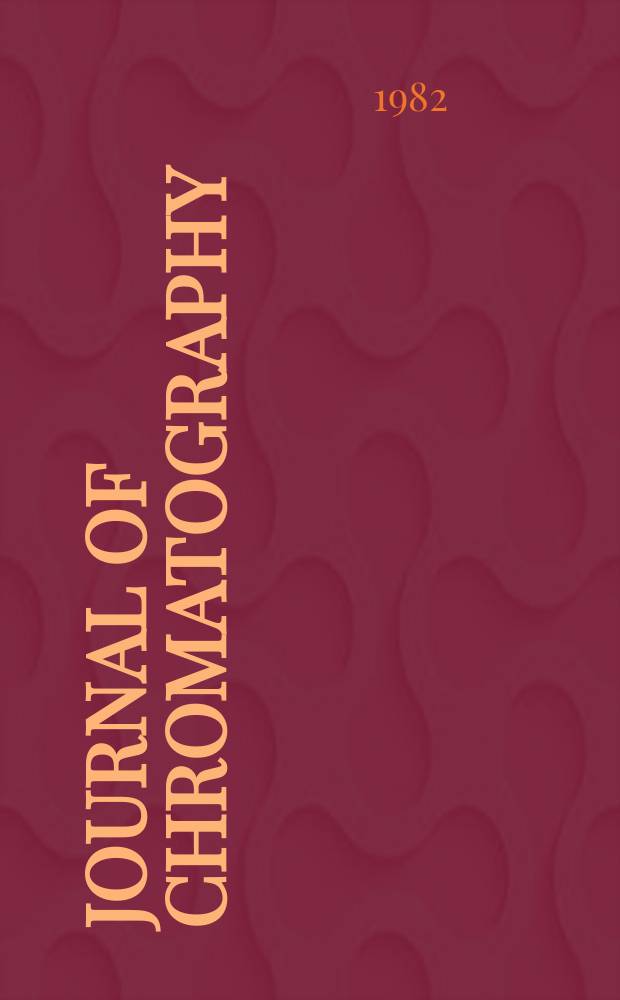 Journal of chromatography : Intern. journal on chromatography, electrophoresis and related methods. Vol.244, №2