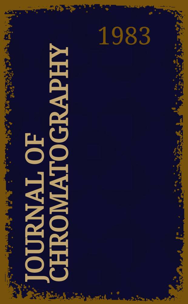 Journal of chromatography : Intern. journal on chromatography, electrophoresis and related methods. Vol.259, №1