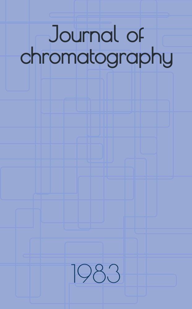 Journal of chromatography : Intern. journal on chromatography, electrophoresis and related methods. Vol.281
