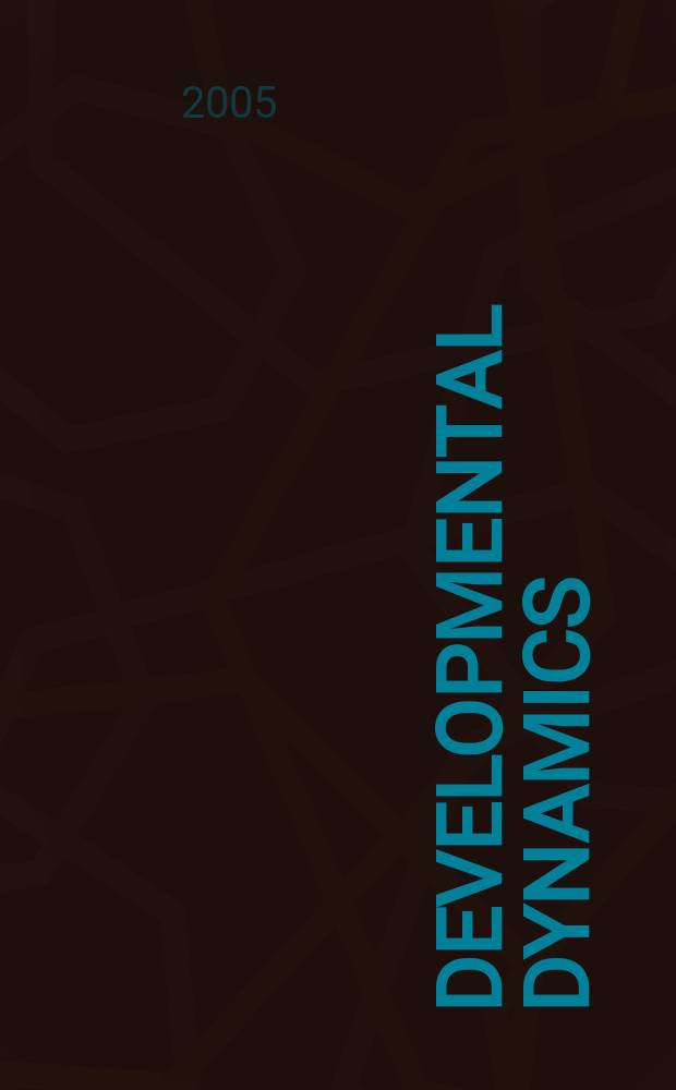 Developmental dynamics : An offic. publ. of the Amer. assoc. of anatomists (Formely The Amer. j. of anatomy). Vol.234, №2