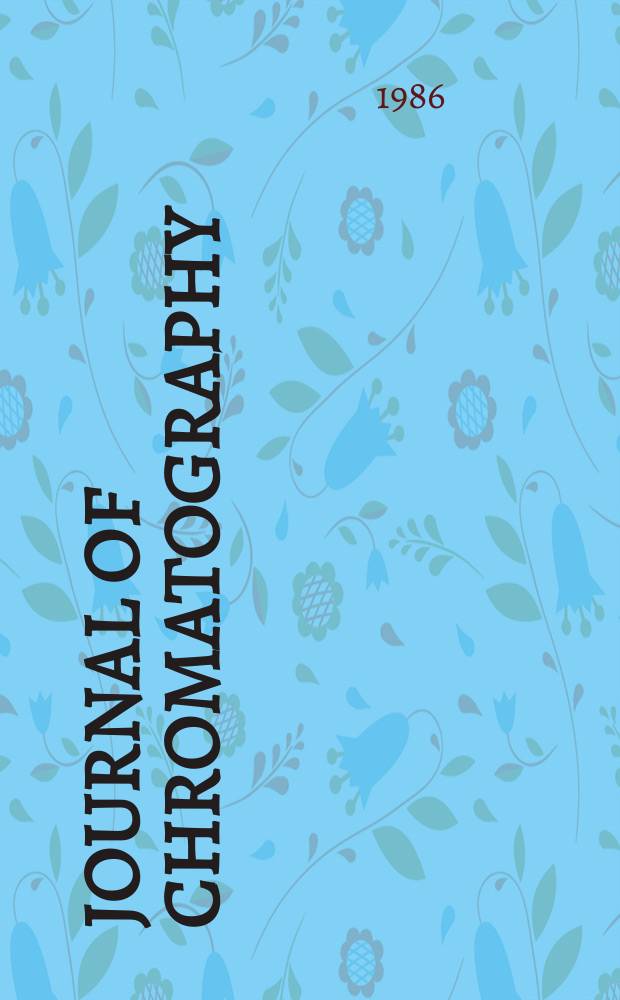 Journal of chromatography : Intern. journal on chromatography, electrophoresis and related methods. Vol.362, №3