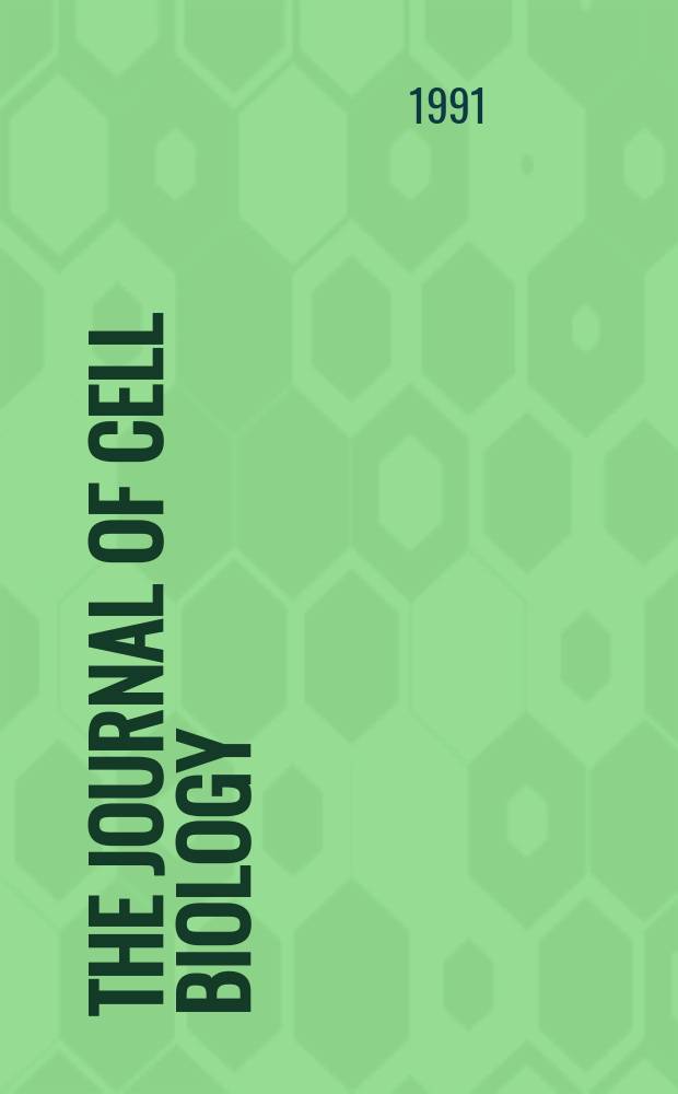 The Journal of cell biology : Formerly the Journal of biophysical and biochemical cytology. Vol.112, №2