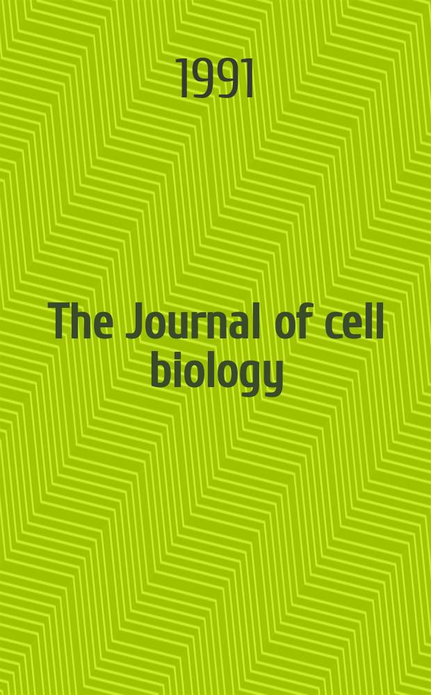 The Journal of cell biology : Formerly the Journal of biophysical and biochemical cytology. Vol.114, №4