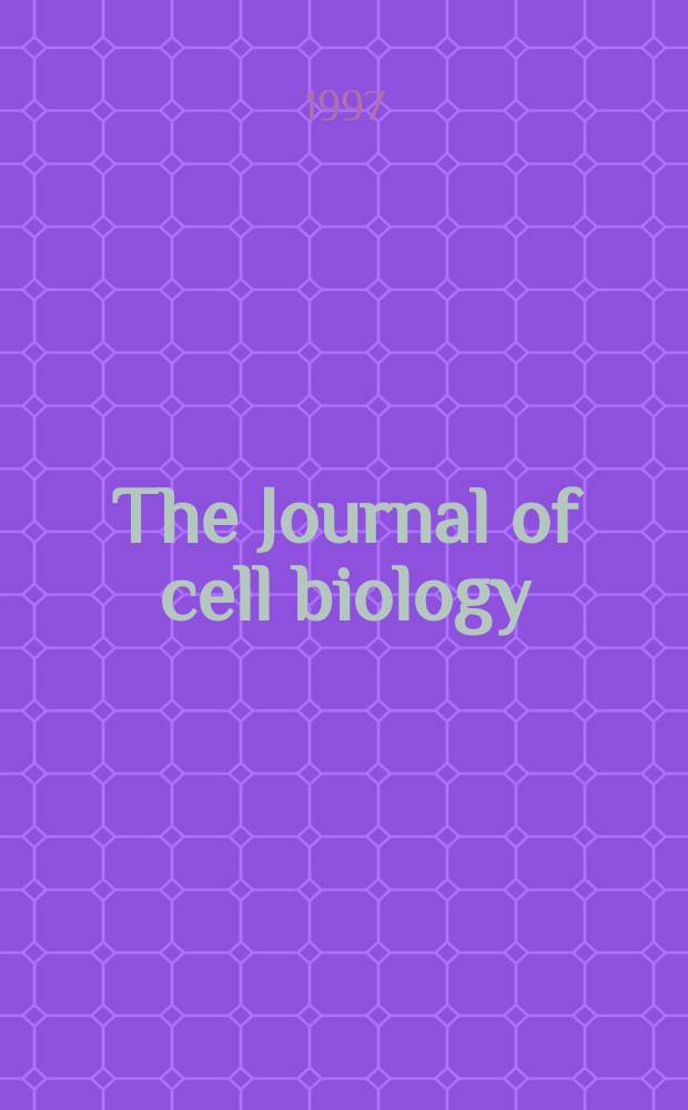 The Journal of cell biology : Formerly the Journal of biophysical and biochemical cytology. Vol.136, №6