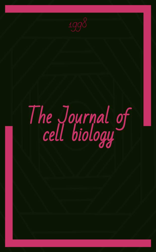 The Journal of cell biology : Formerly the Journal of biophysical and biochemical cytology. Vol.140, №2