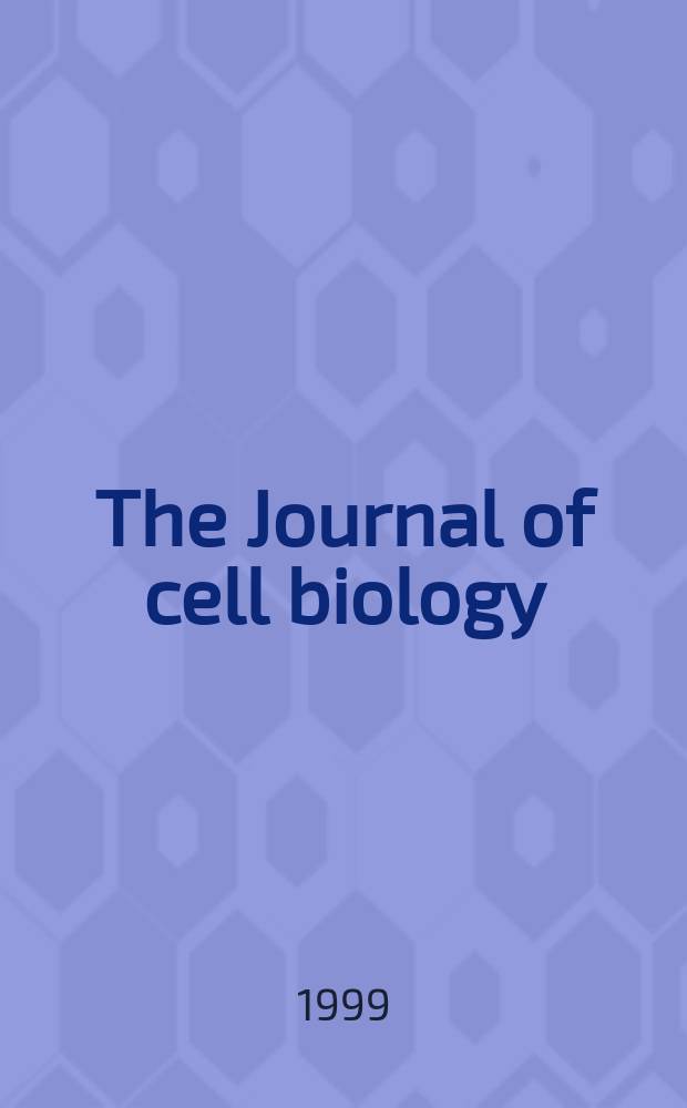 The Journal of cell biology : Formerly the Journal of biophysical and biochemical cytology. Vol.144, №4