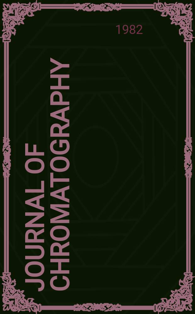 Journal of chromatography : Intern. journal on chromatography, electrophoresis and related methods. Vol.238, №2