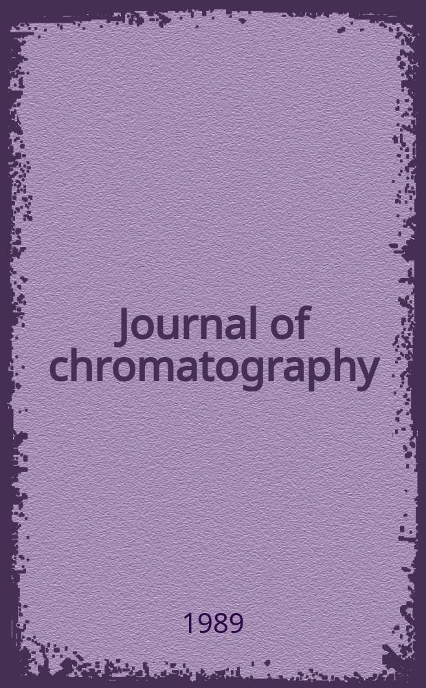 Journal of chromatography : Intern. journal on chromatography, electrophoresis and related methods. Vol.472, №2