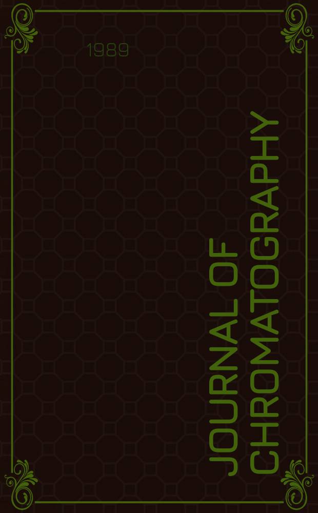 Journal of chromatography : Intern. journal on chromatography, electrophoresis and related methods. Vol.478, №2