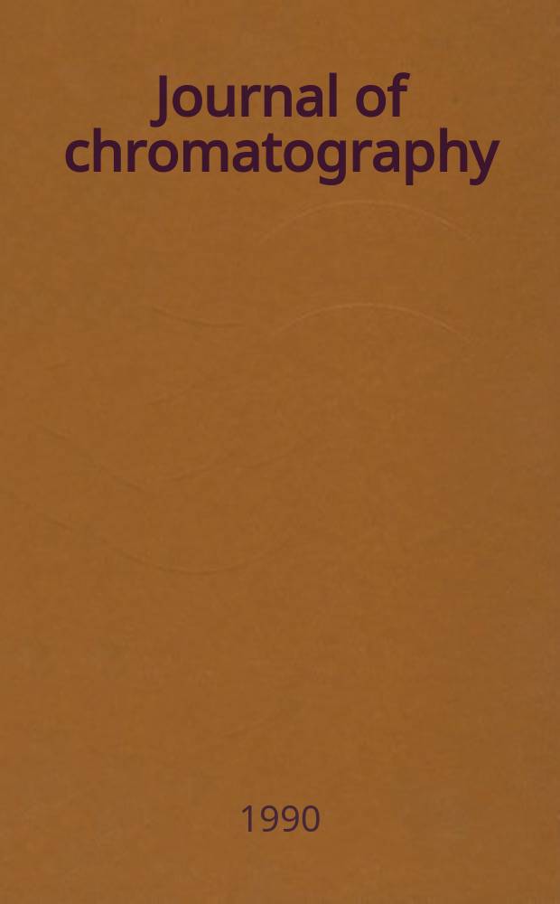 Journal of chromatography : Intern. journal on chromatography, electrophoresis and related methods. Vol.514, №1