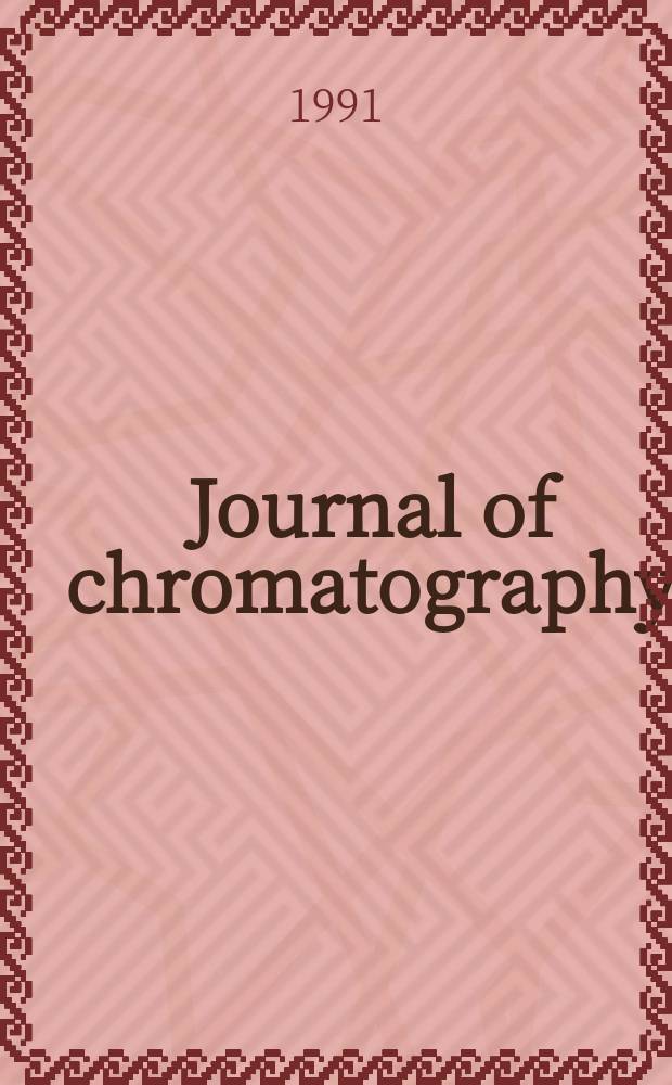 Journal of chromatography : Intern. journal on chromatography, electrophoresis and related methods. Vol.558, №1