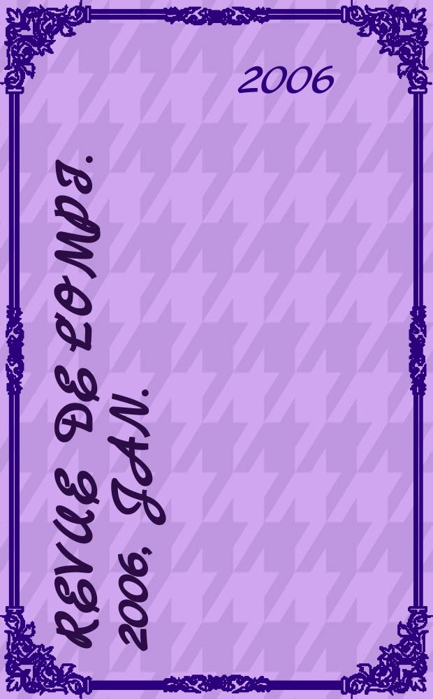 Revue de l'OMPI. 2006, jan./févr.