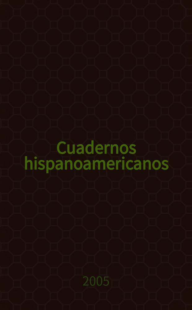Cuadernos hispanoamericanos : Revista mensual de cultura hispánica. 2005, № 661