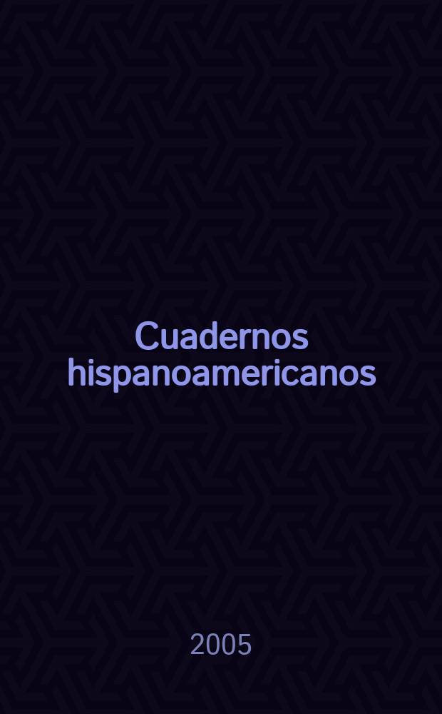 Cuadernos hispanoamericanos : Revista mensual de cultura hispánica. 2005, № 666