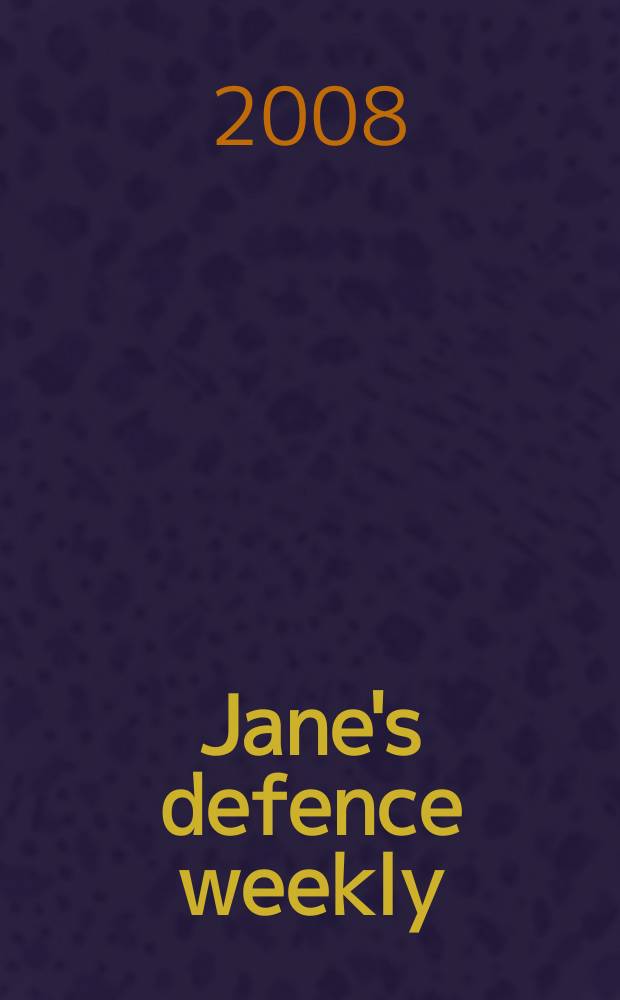 Jane's defence weekly : An intern. Thomson publ. Vol. 45, № 25