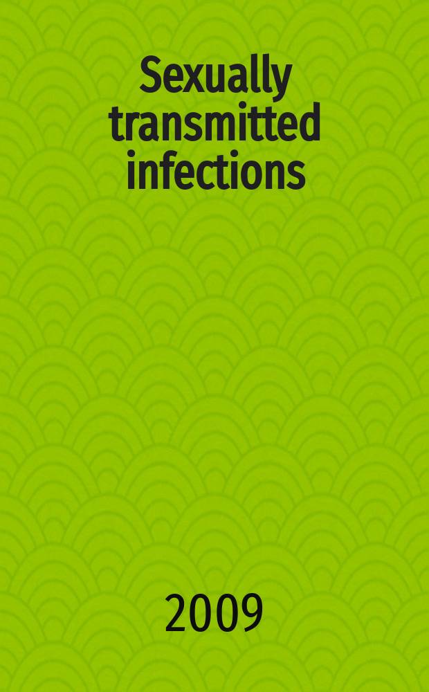 Sexually transmitted infections : Formerly Genitourinary medicine The j. of sexual health & HIV. 2009 к vol. 85, suppl. 1 : Trends in sexual behaviour and marriage in sub-Saharan Africa = Тенденции в сексуальном поведении и браке в Африке южнее Сахары