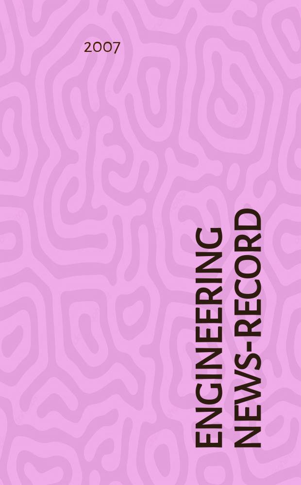 Engineering news-record : Devoted to civil engineering and contracting. Vol. 259, № 16