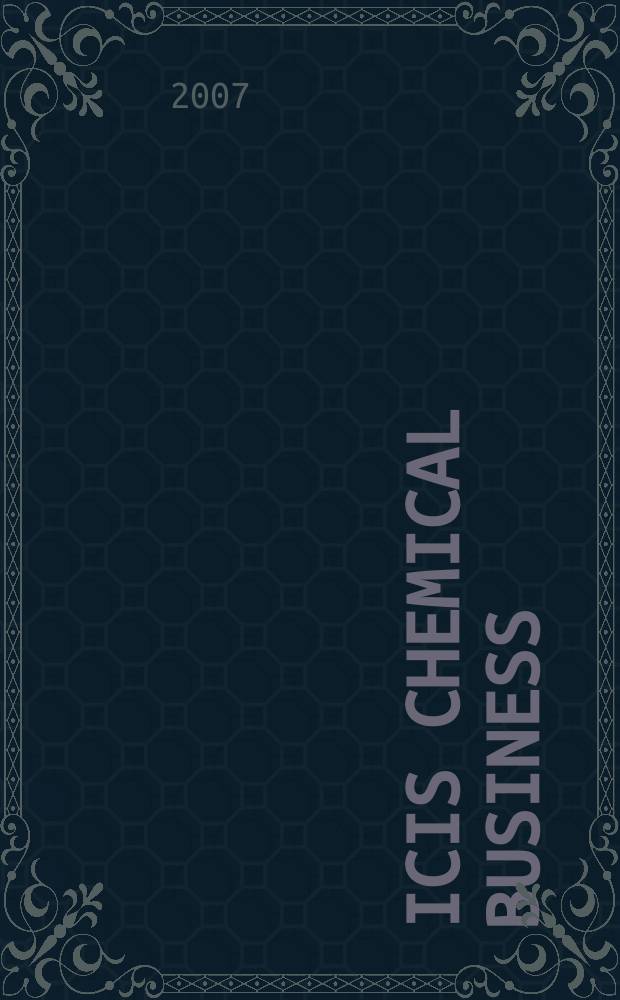 ICIS chemical business : regional intelligence global analysis. Vol.272, № 16