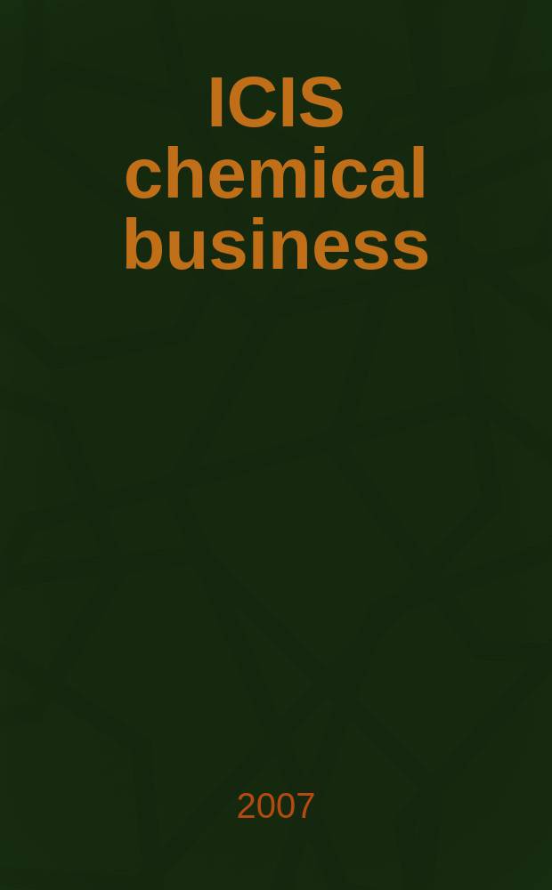ICIS chemical business : regional intelligence global analysis. Vol.272, № 20