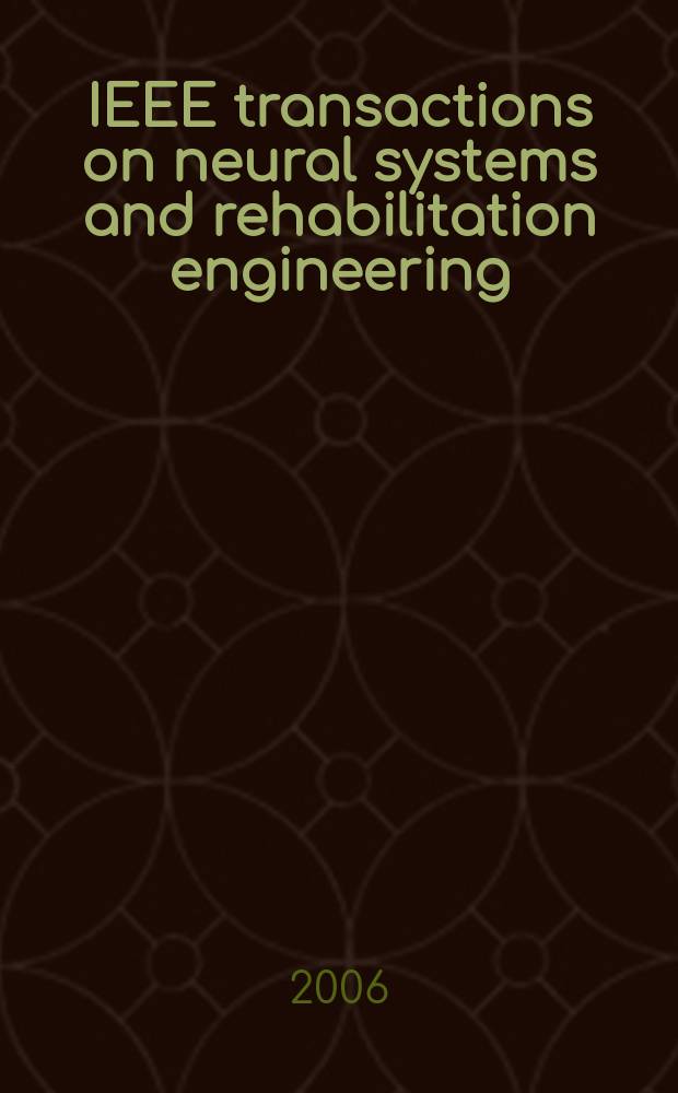 IEEE transactions on neural systems and rehabilitation engineering : A publ. of the IEEE Engineering in medicine a. biology soc. Vol. 14, № 1