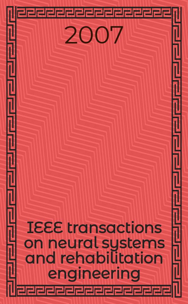 IEEE transactions on neural systems and rehabilitation engineering : A publ. of the IEEE Engineering in medicine a. biology soc. Vol. 15, № 1