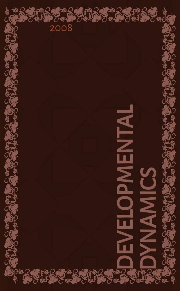 Developmental dynamics : An offic. publ. of the Amer. assoc. of anatomists (Formely The Amer. j. of anatomy). Vol. 237, № 10 : Special focus on the extracellular mayrix, in memory of Dr. Elizabeth D. Hay