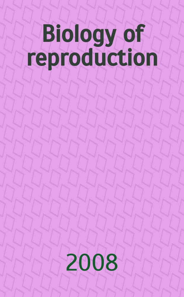 Biology of reproduction : Offic. j. of the Soc. for the study of reproduction. Vol. 79, № 3