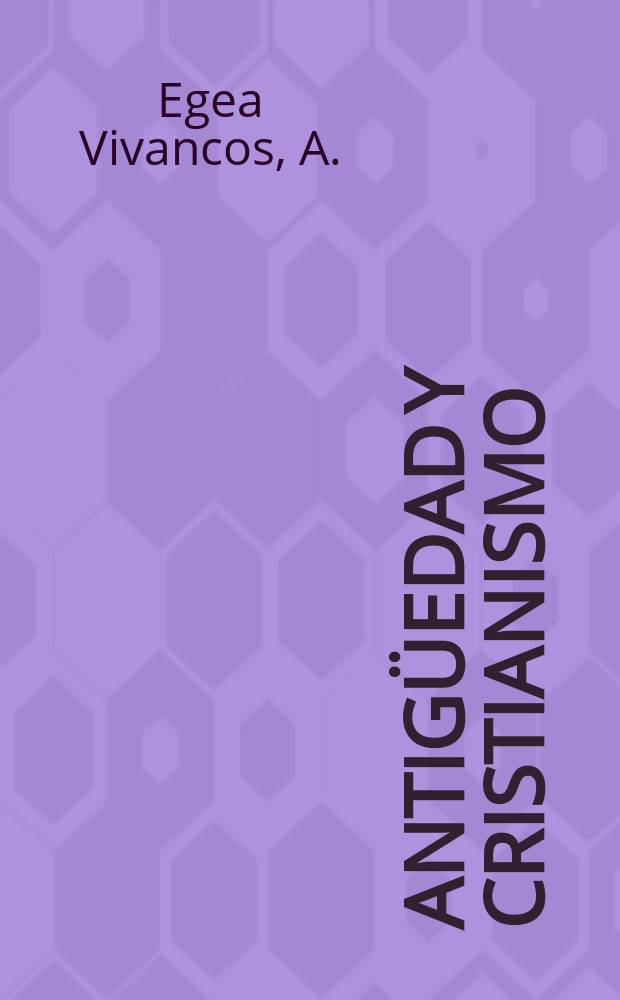 Antigüedad y cristianismo : monogr. hist. sobre la Antigüedad Tardía. 22 : Eufratense et Osrhoene