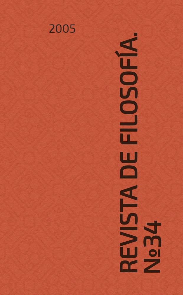 Δαίμων : Revista de filosofía. № 34