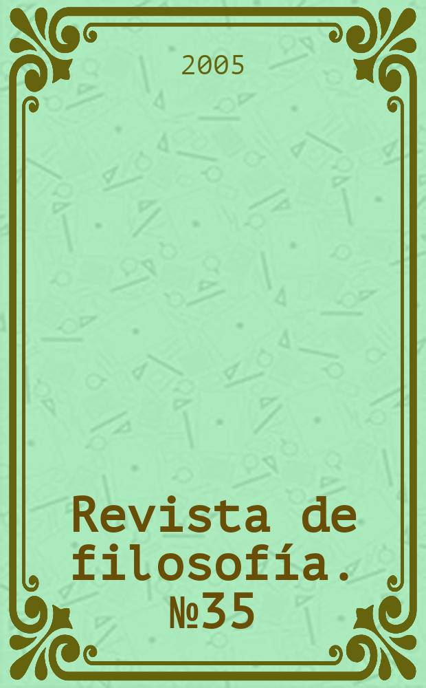 Δαίμων : Revista de filosofía. № 35 : Jean-Paul Sartre. Filósofo moral, (1905-2005)