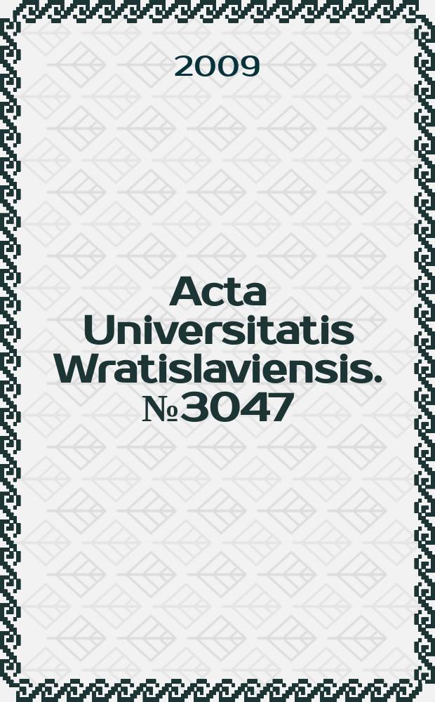 Acta Universitatis Wratislaviensis. № 3047 : Procesy reform w Niemczech i Unii Europejskiej = Процессы реформ в Германии и ЕС