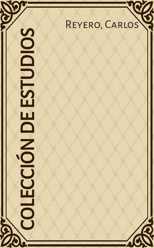 Colección de estudios : ediciones de la Universidad autónoma de Madrid. 95 : La escultura del eclecticismo en España = Испанская эклектическая скульптура. Космополитизм между Римом и Парижем. 1850-1900.