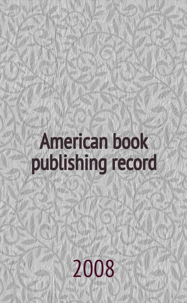 American book publishing record : A record of American book production in ... as catalogued by the Library of Congress and annotated by Publishers' weekly in the monthly issues of the American book publishing record Arranged by subject according to the Dewey decimal classification and indexed by author and by title. Vol. 49, № 4