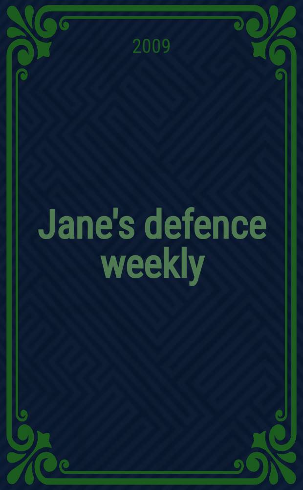 Jane's defence weekly : An intern. Thomson publ. Vol. 46, № 16