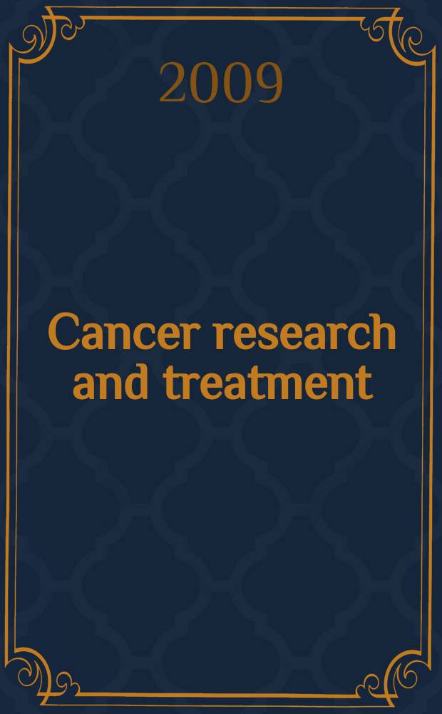 Cancer research and treatment : official journal of Korean cancer association. Vol. 41, № 4