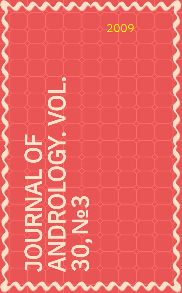 Journal of andrology. Vol. 30, № 3