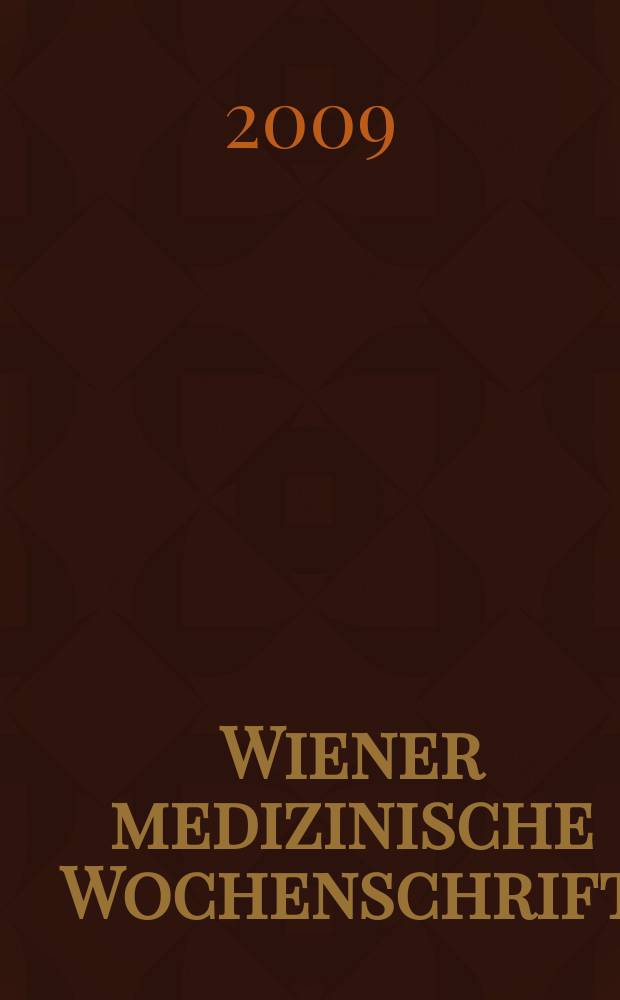 Wiener medizinische Wochenschrift : Kongressjournal. Bd. 6, H. 5 : 7. &Ouml;sterreichischer Kongress "Krebs bei der Frau" = Австрийский конгресс "Рак у женщин"