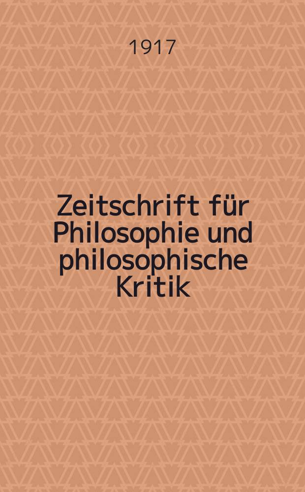 Zeitschrift für Philosophie und philosophische Kritik : (Vormals fichte-Ulrichsche Zeitschrift). Bd. 164, H. 2
