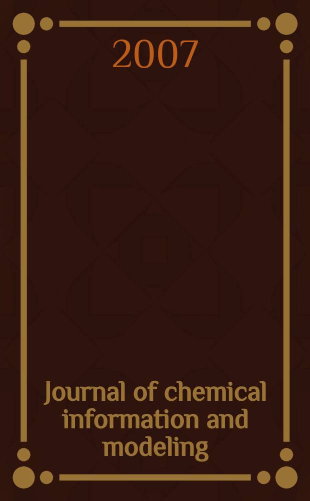 Journal of chemical information and modeling