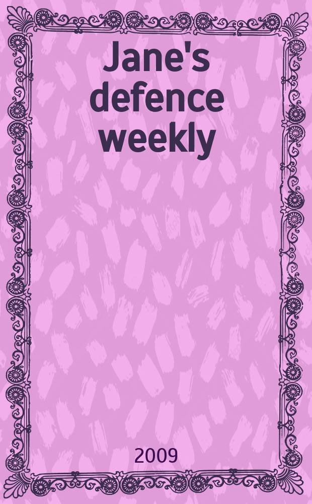 Jane's defence weekly : An intern. Thomson publ. Vol. 46, № 17