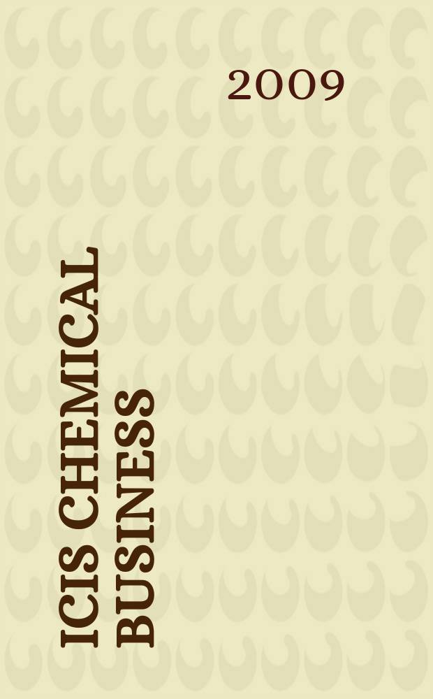 ICIS chemical business : regional intelligence global analysis. Vol. 275, № 19